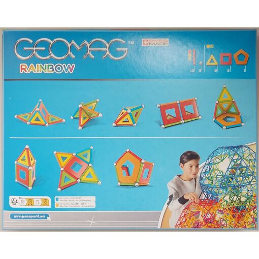 Jeu De Construction Magnétique Geomag Classic Rainbow – 32 Pièces (barres, Billes, Panneaux) – Pour Enfants Dès 3 Ans – Fabriqué En Suisse - 8