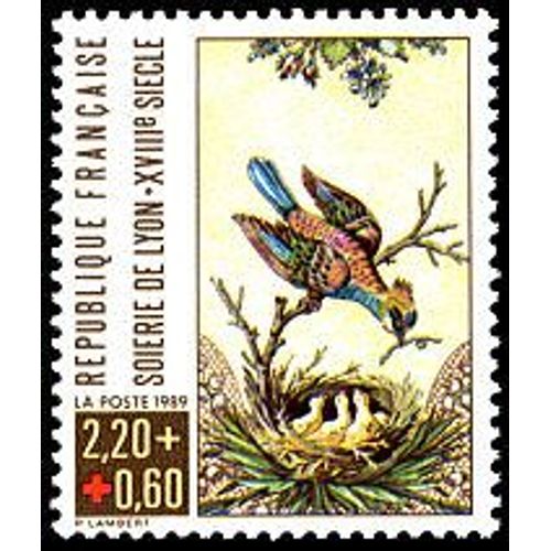 Timbre Surtaxé Soirie De Lyon - 18e Siècle