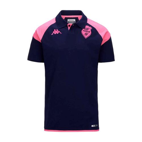 Polo Angat 7 Stade Français Paris Rugby Homme Bleu