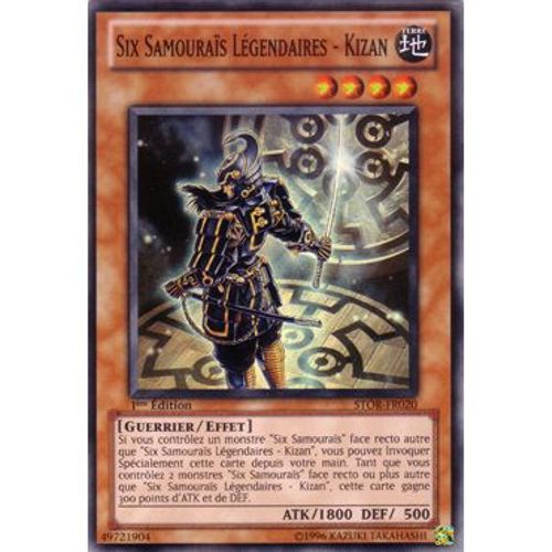 Six Samourais Légendaires - Kizan - Yu-Gi-Oh ! - Stor-Fr020- Super Rare
