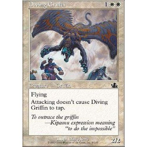 Griffon Plongeur ( Diving Griffin ) - Magic Mtg - Prophetie Vf E 6 - C