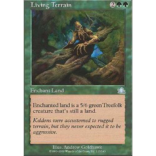 Terrain Vivant ( Living Terrain ) - Magic Mtg - Prophetie Vf E 117 - U