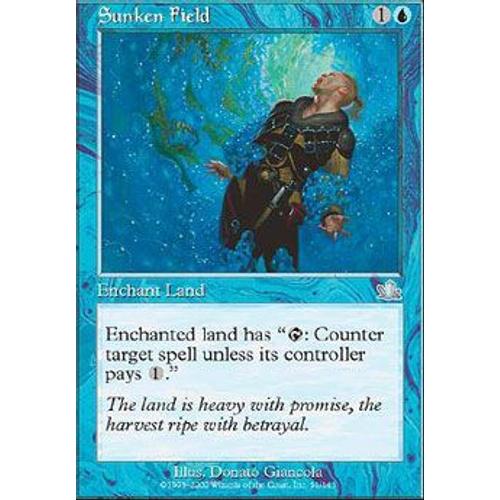 Champ Englouti ( Sunken Field ) - Magic Mtg - Prophetie Vf E 51 - U