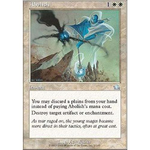 Abolition ( Abolish ) - Magic Mtg - Prophetie Vf E 1 - U