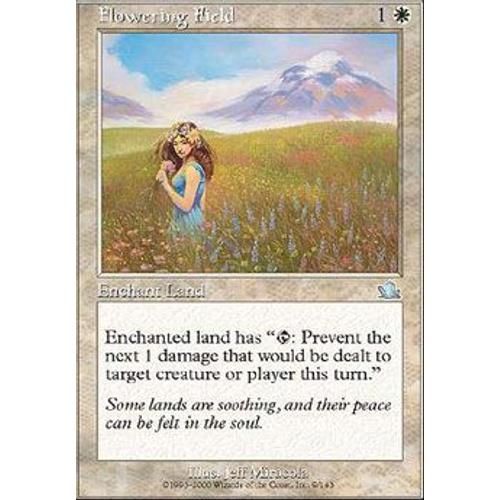 Champ Fleurissant ( Flowering Field ) - Magic Mtg - Prophetie Vf E 9 - U