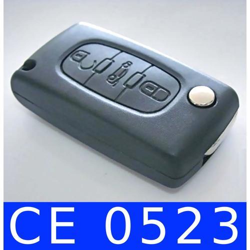 Coque/Boitier clé de voiture Télécommande pour Plip PEUGEOT 207 307 407 CE  0536 - Équipement auto