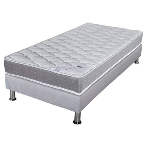 Matelas Ressort + Sommier Finaud 90x190 Ryad - Hauteur 20 Cm - Soutien Très Ferme