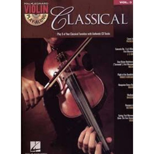 Classical - Violin Play-Along Volume 3 (Book/Online Audio)
