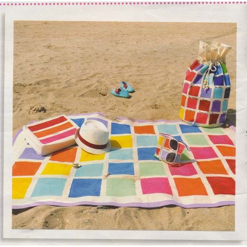 Patron Couture Modes Et Travaux N° 350249 : Accessoires De Plage