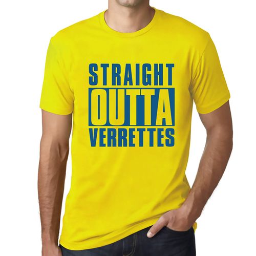 Homme Tee-Shirt Tout Droit Sorti De Verrettes - Straight Outta Verrettes - T-Shirt Graphique Éco-Responsable Vintage Cadeau Nouveauté