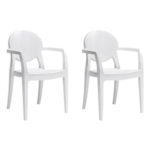 Chaise Lot De 2 Faut. Igloo Blanc