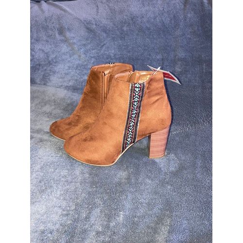 Boots En Suèdîne Marron 40