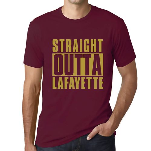 Homme Tee-Shirt Tout Droit Sorti De Lafayette - Straight Outta Lafayette - T-Shirt Graphique Éco-Responsable Vintage Cadeau Nouveauté