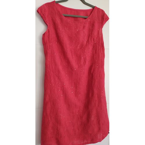 Robe Lin Rouge Taille S