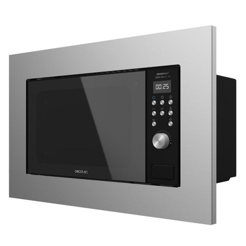 Micro-Ondes Encastrable Grandheat 2000 Built-In Steelblack Cecotec