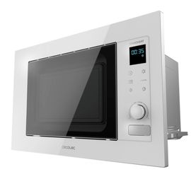 Cecotec Micro-ondes encastrable GrandHeat 2090 Built-In Touch White. 800 W, 20 L, Gril 1000 W, Blanc