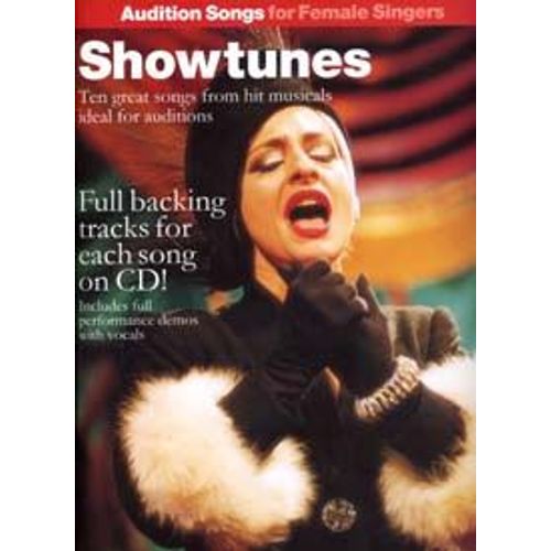 Audition Songs Showtunes Female Singers Cd