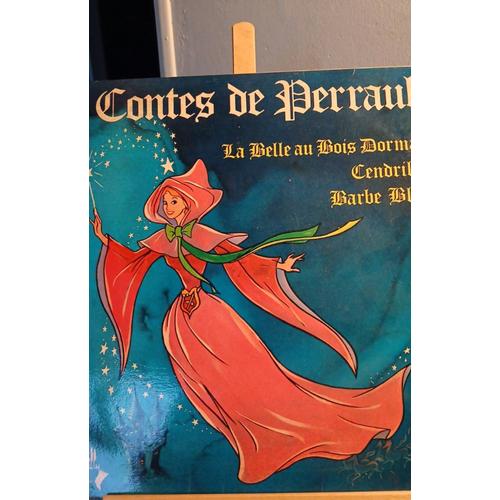 Vinyle Contes De Perrault La Belle Au Bois Dormant Cendrillon Barbe Bleue