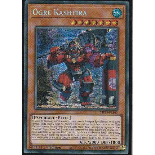 Carte Yu-Gi-Oh - Ogre Kashtira - Mp23-Fr165 - Secrète Rare Prismatique - Les Héros Du Duel -