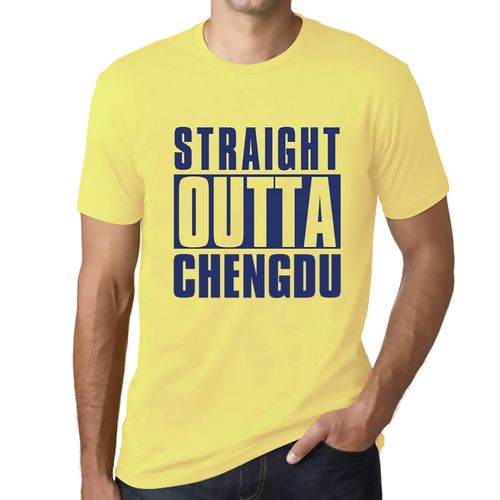 Homme Tee-Shirt Tout Droit Sorti De Chengdu - Straight Outta Chengdu - T-Shirt Graphique Éco-Responsable Vintage Cadeau Nouveauté
