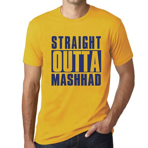 Homme Tee-Shirt Tout Droit Sorti De Mashhad - Straight Outta Mashhad - T-Shirt Graphique Éco-Responsable Vintage Cadeau Nouveauté