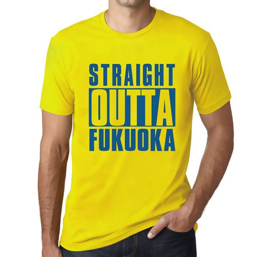 Homme Tee-Shirt Tout Droit Sorti De Fukuoka - Straight Outta Fukuoka - T-Shirt Graphique Éco-Responsable Vintage Cadeau Nouveauté