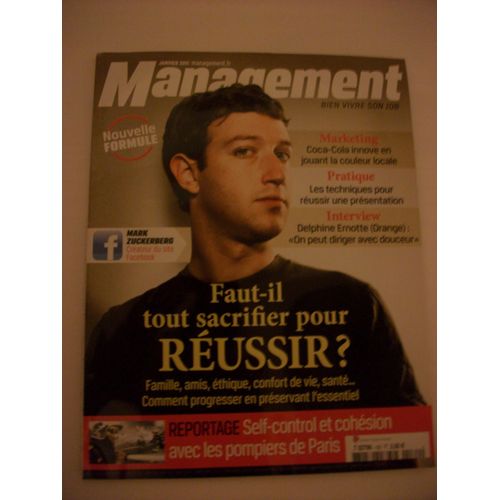 Management  N° 182 : Fait-Il Tout Sacrifier Pour Réussir ?