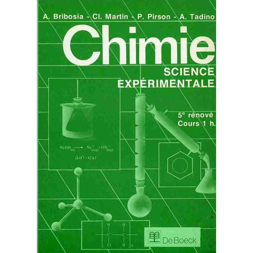 Chimie Science Expérimentale 5e Année 1h