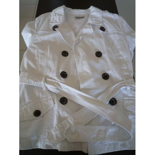 Veste Ceinture Blanche Tex Woman