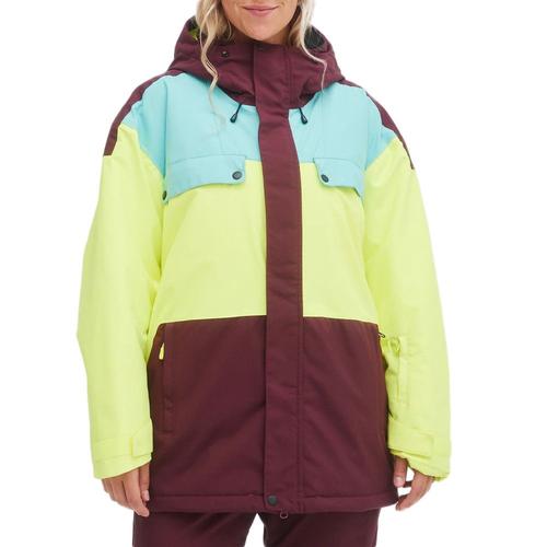 Manteau De Ski O'neill Jaune/Bordeaux Tanzanite Jacket