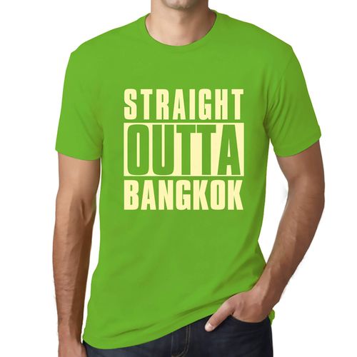 Homme Tee-Shirt Tout Droit Sorti De Bangkok - Straight Outta Bangkok - T-Shirt Graphique Éco-Responsable Vintage Cadeau Nouveauté