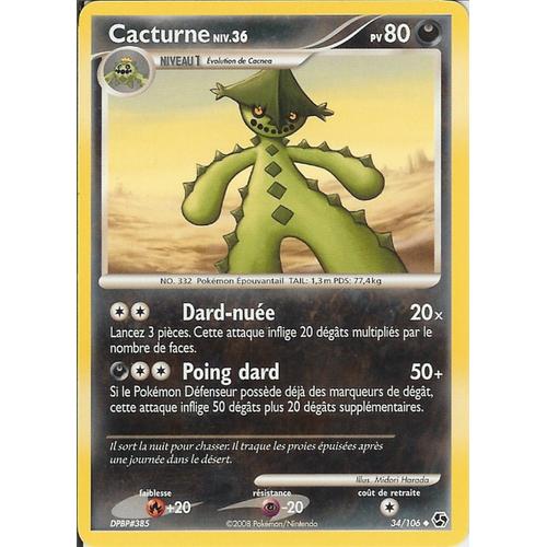 Pokemon - Cacturne Niv 36 - Duels Au Sommet