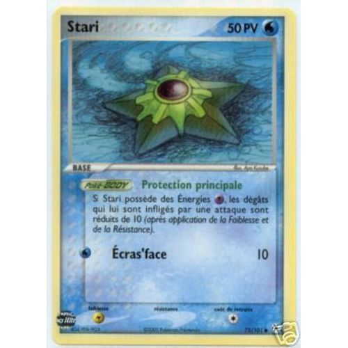 Carte Pokémon Stari 50pv 75/101