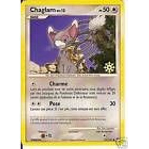 Carte Pokémon Chaglam Niv.12 Pv 50 83/130 Avec Flocon De Neige