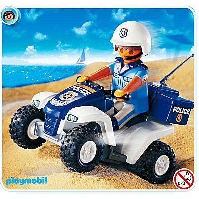 Playmobil City Action 3655 - Policier / Quad - 2