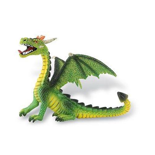 Figurine Dragon Vert Assis
