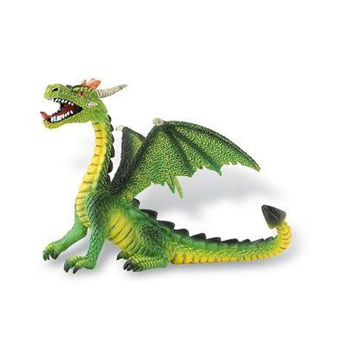 Figurine Dragon Vert Assis