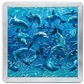 Puzzle 3d 64 Pièces : Magna Puzzle : Dauphins
