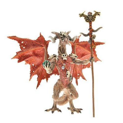 Figurine Dragon Sorcier Rouge