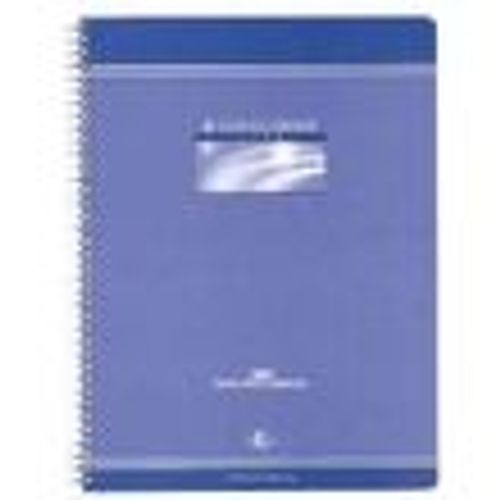 Le Conquerant - Cahier A Spirale 180 Pages - 70g - Papier N°3 - Couverture Cartonnée Bleue - Petits Carreaux