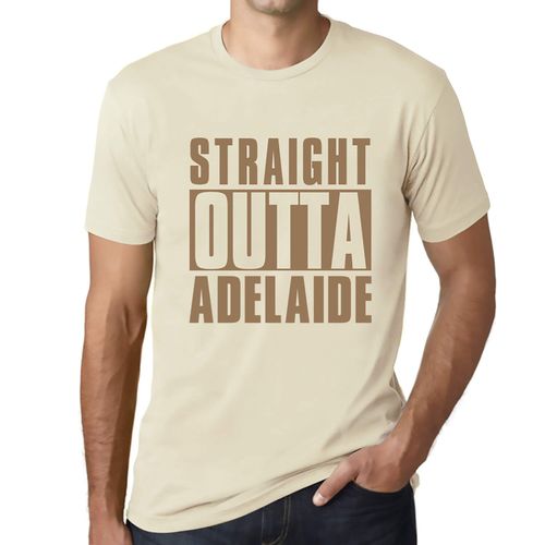 Homme Tee-Shirt Tout Droit Sorti D'adélaïde - Straight Outta Adelaide - T-Shirt Graphique Éco-Responsable Vintage Cadeau Nouveauté