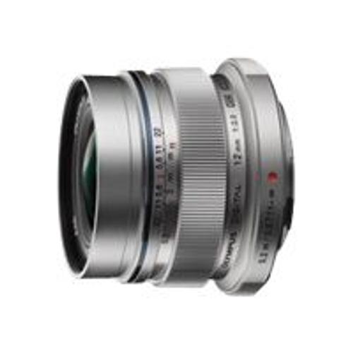 Objectif Olympus M.Zuiko Digital ED - Fonction Grand angle - 12 mm - f/2.0 - Micro Four Thirds - pour OM-D E-M10; PEN E-P1, E-P2, E-P3, E-PL1, E-PL10, E-PL2, E-PL3, E-PL5, E-PM1, E-PM2