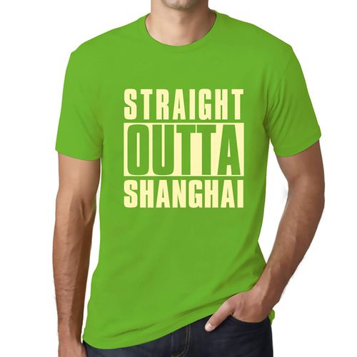 Homme Tee-Shirt Tout Droit Sorti De Shanghaï - Straight Outta Shanghai - T-Shirt Graphique Éco-Responsable Vintage Cadeau Nouveauté