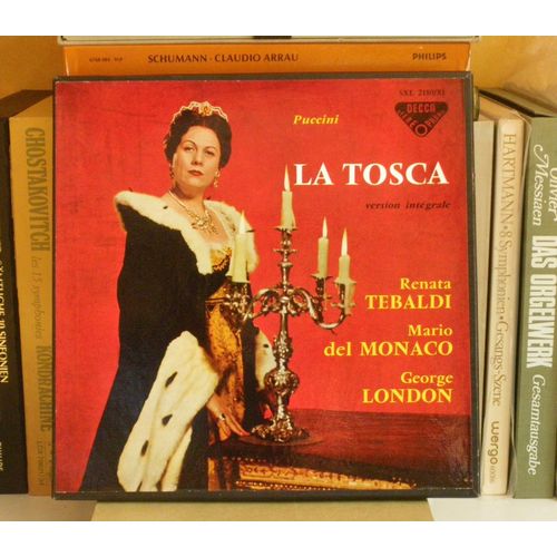 La Tosca : Tebaldi, Del Monaco, London, Molinari-Pradelli Sxl 2180 & 81 Stéréo