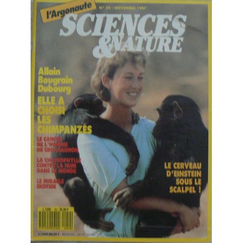 Sciences & Nature N°50 : Elle A Choisi Les Chimpanzes