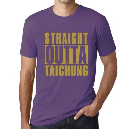 Homme Tee-Shirt Tout Droit Sorti De Taichung - Straight Outta Taichung - T-Shirt Graphique Éco-Responsable Vintage Cadeau Nouveauté