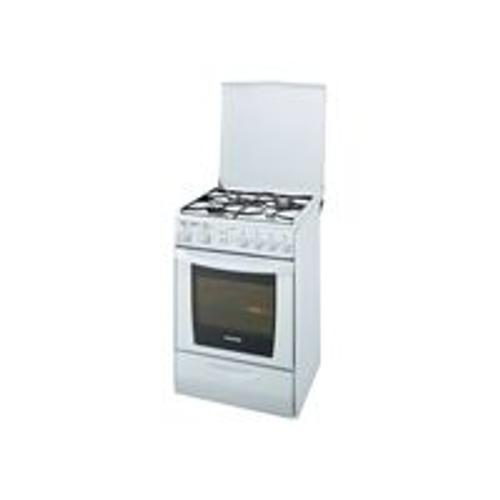 Rosières Rosane RCG 6021 RB - Cuisinière - largeur : 59.6 cm - profondeur : 60 cm - hauteur : 86.5 cm - avec système auto-nettoyant - rose blanche