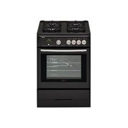 Sauter SCM68AF1 - Cuisinière - largeur : 60 cm - profondeur : 61.8 cm - hauteur : 85 cm - avec système auto-nettoyant - graphite noir