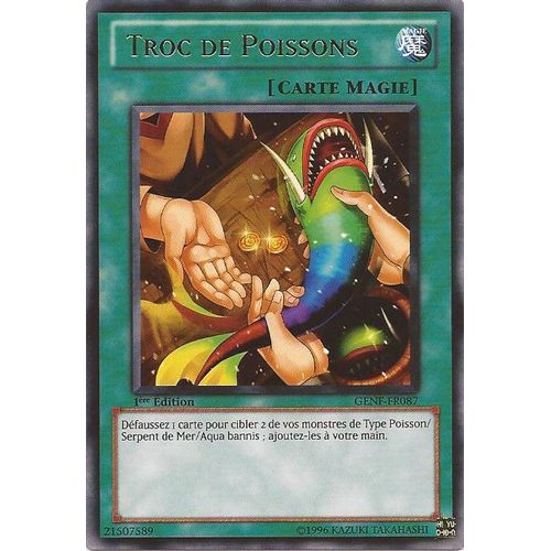 La Force Des Generations / Exclu Tcg !!! / Genf-Fr087 / Troc De Poissons / Rare