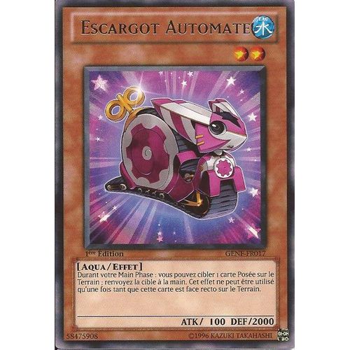 La Force Des Generations / Genf-Fr017 / Escargot Automate / Rare